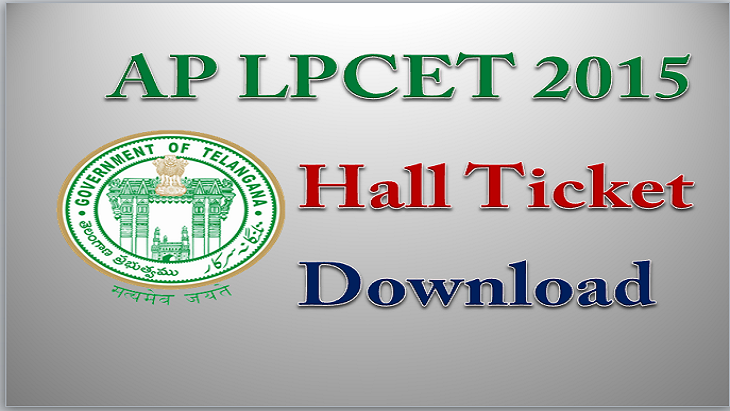 Download AP LPCET 2015 Hall Ticket: