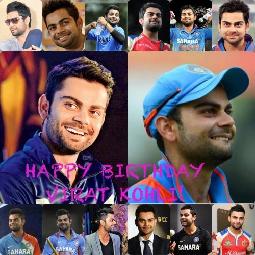 Cricketer Happy Birthday Virat Kohli Turns 27 Celebrations Rare Images ,Pictures,Wallpapers of India's New Test Captain